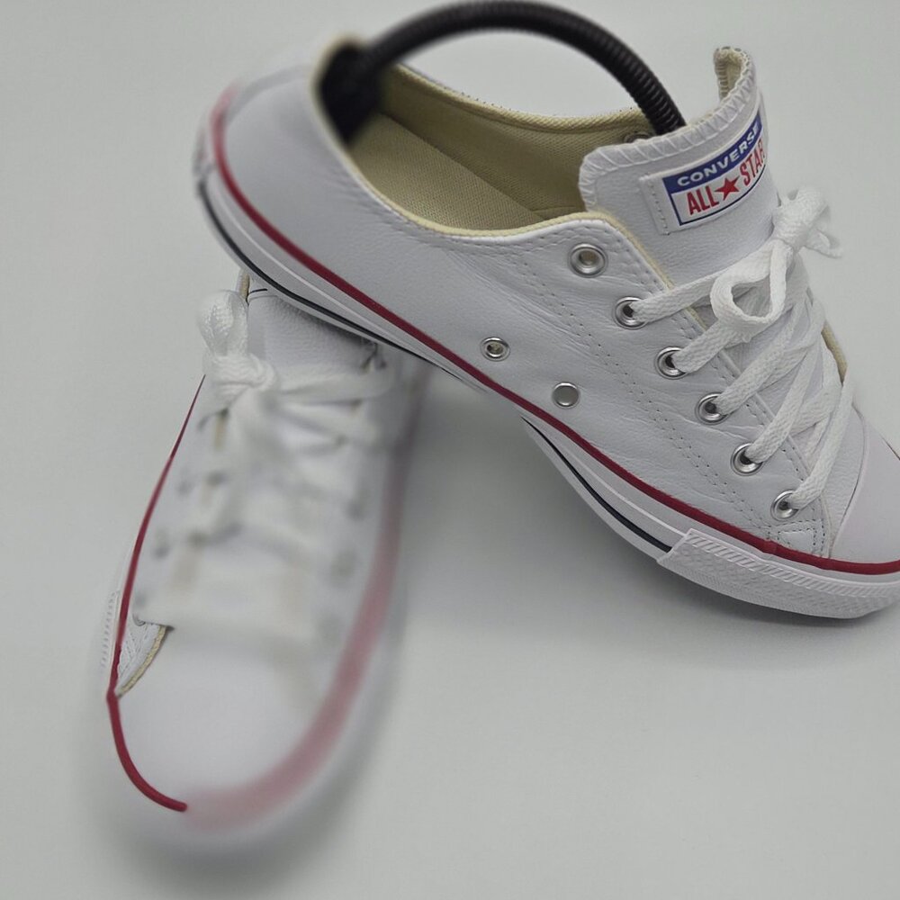 Converse White Leather Chuck Taylor All Star – NWOT W 9.5 M 7.5 Unisex